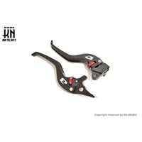 RCB 調整式ブレーキレバー【E-PLUS】【PCX125/150 ZOOMER-X】ブラック/レッド