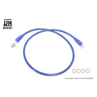 RCB テフロンブレーキホース【950mm】ブルー