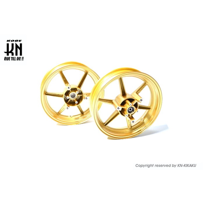 RCB 鋳造ホイール前後セット【SP811】【NMAX125/NMAX155】ゴールド 