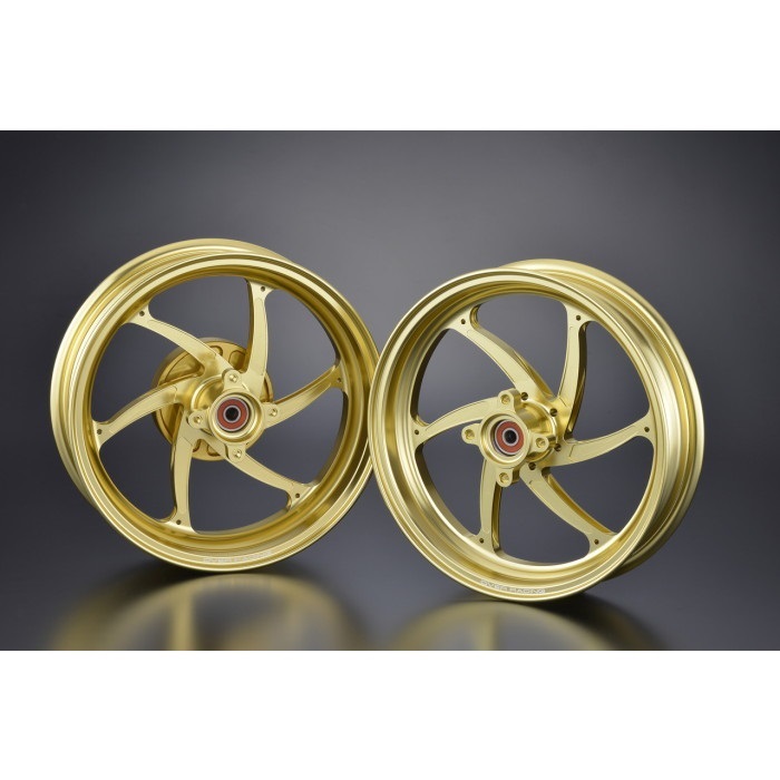 GP-SIX ホイールセット 2.70/3.50-12 GROM 13-15(ゴールド)