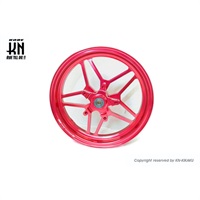 NCY 鍛造アルミホイール前後セット シグナスX用【レッド】