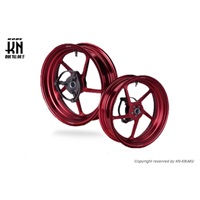 RCB 鍛造ホイール前後セット【FG506】【NMAX125/155】レッド