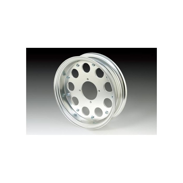 10インチアルミホイール(2.5J/ケミカルポリッシュ) 6V/12V