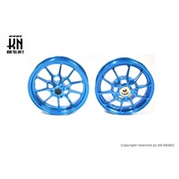 鍛造アルミホイール前後セット【アドレスV125/S(L0-)】ブルー【タイプ1