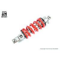 RCB 265mm リアショック減衰調整【YZF-R15/R125/XSR125】S2-LINE【モノサス】レッド