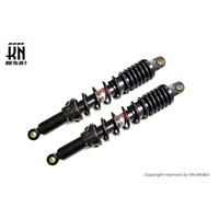 YSS リアショック【385mm】バネレート調整付き【DTGシリーズ】ブラック/ブラック【ハンターカブ/クロスカブ】