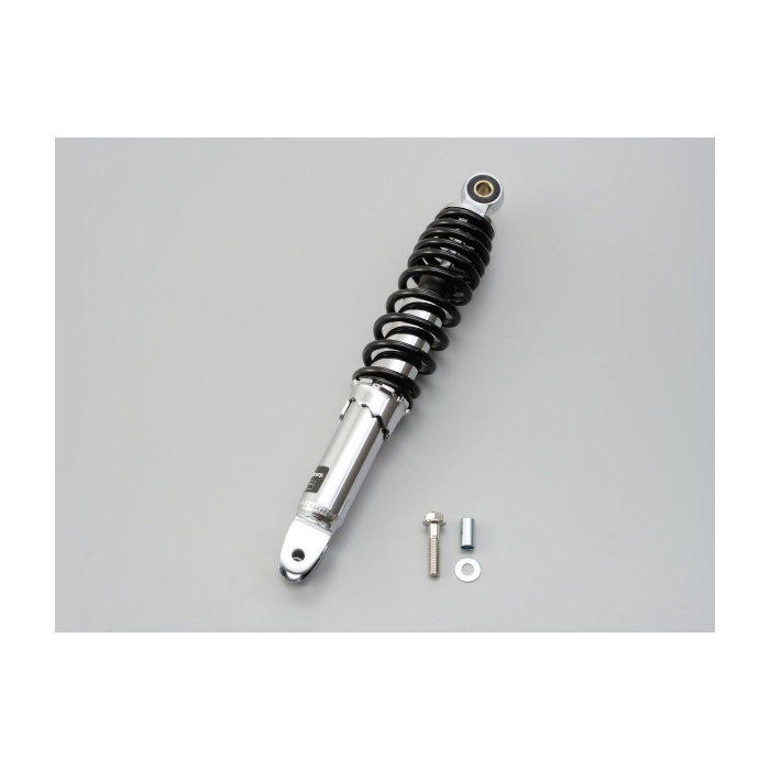 ユニバーサルリアショック 310mm 汎用(メッキ/ブラック)