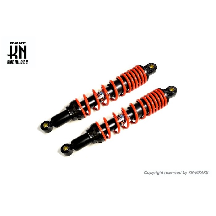 YSS リアショック【345mm】バネレート調整付き【DTGシリーズ】ブラック