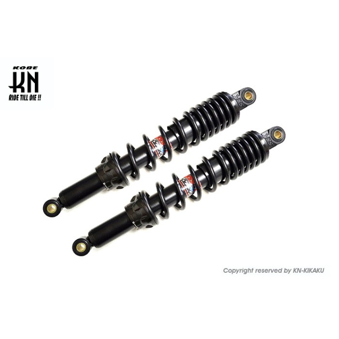 ハンターカブ yss 385mmリアサス 20mm車高up YSS リアショック【385mm】バネレート調整付き【DTGシリーズ】ブラック