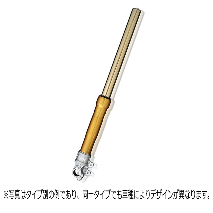 RWUタイプ 正立フロントフォーク ゴールド ZRX1200ダエグ｜フロント 