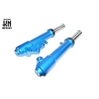 30mmローダウンフォーク　ブルー BWS100 　30φタイプ