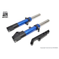 スーパーフロントフォーク【ブルー】シグナスX 【2/3型】245mm/STDキャリパー