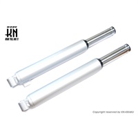 HONDA系 ドラムブレーキ用フロントフォーク【シルバー】｜フロント