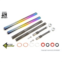 NCY フロントフォークインナーチューブセット【N-17】チタンカラー