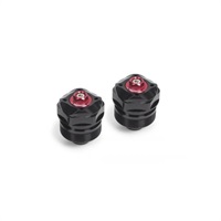 フロントフォークトップボルト(ブラック/レッド) グロム(JC61/JC75/JC92) / モンキー125(JB02/JB03/JB05) /ダックス125(JB04/JB06)