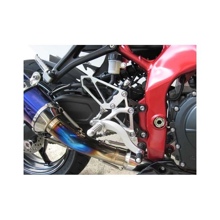 ハイパーバンク(シルバー)固定式 Ninja ZX-25R/ZX-4R｜バックステップ 