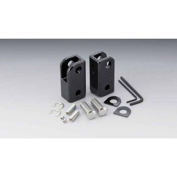 EASY-UP ブラケット フロント　スタビブラケット / BOLT / NUT ステップアップブラケット 35mm ブラック 左右セット BOLT｜バック