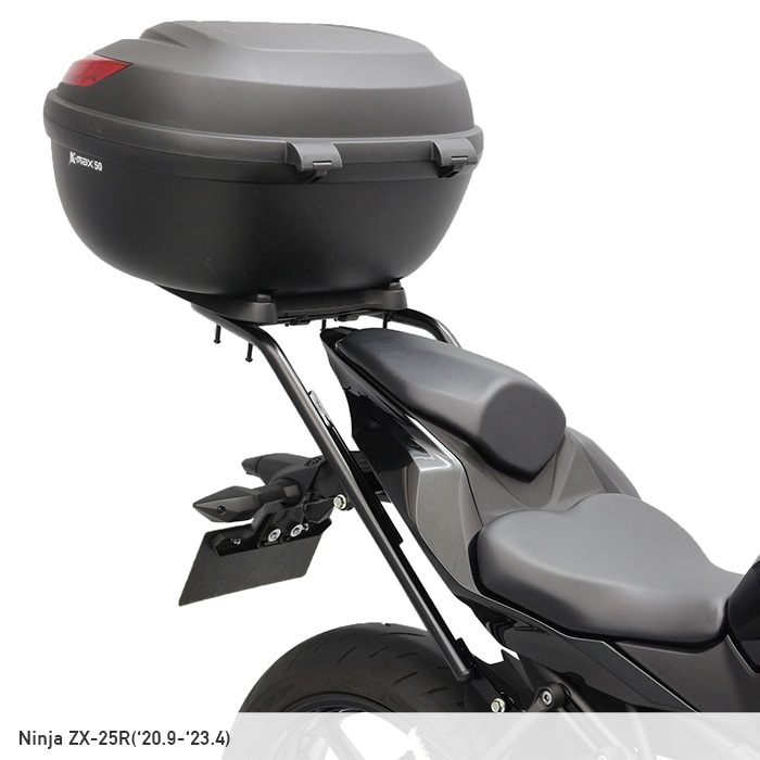 キャリア Ninja ZX-25R ZX-4R SE ZX-4RR リアキャリア＋リアボックスセット50L