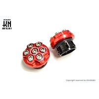 MOS フレームサイドキャップ 【BWS/X125(5S9/46P)/マジェS/FORCE】【レッド】