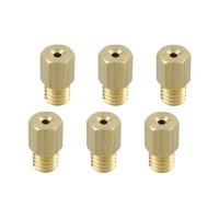 6オーバーサイズメインジェットセットミクニ 六角大 VM20/26/TV26/フラット24