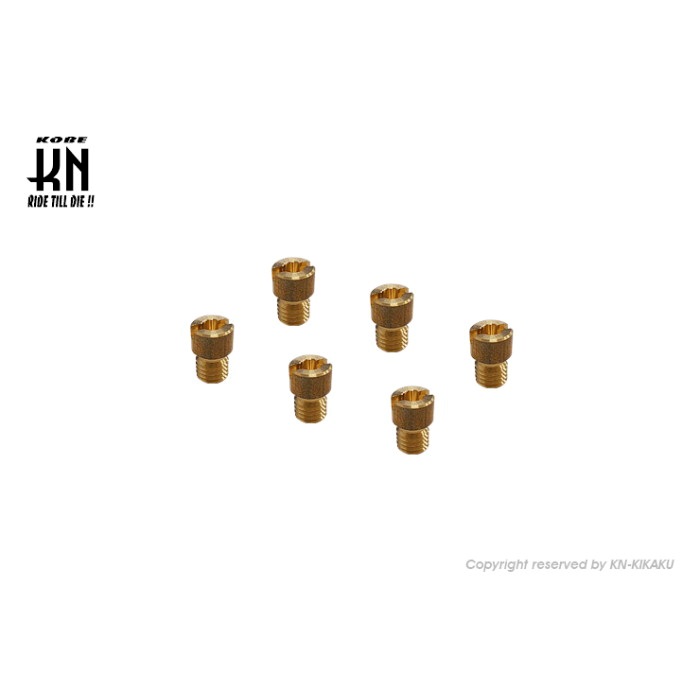 メインジェットセット 6点セット【ミクニ丸小】80 / 82.5/ 85 / 87.5