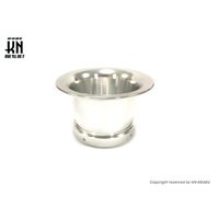 アルミビレットファンネル【汎用】シルバー【取付内径50mm/高さ50mm】