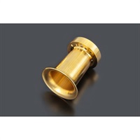 CR用ビレットエアファンネル 真鍮製 ロング/70mm スモールボディー