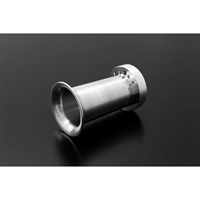 CRキャブ用ビレットエアファンネル アルミ スーパーロング 90ｍｍ