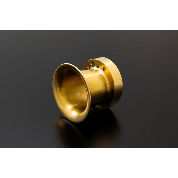 CR用ビレットエアファンネル 真鍮製 ショート/45mm スモールボディー