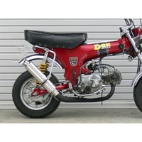 RACING-DOWN フルエキゾーストマフラー ブラック DAX/Chaly