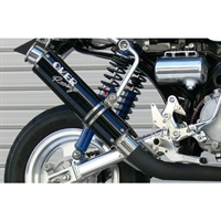 RACING-DOWN ブラックカスタム フルエキゾーストマフラー MONKEY