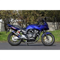 PURESPORT TwoTail フルエキゾーストマフラー TitanBlue CB400SB/SF 08-