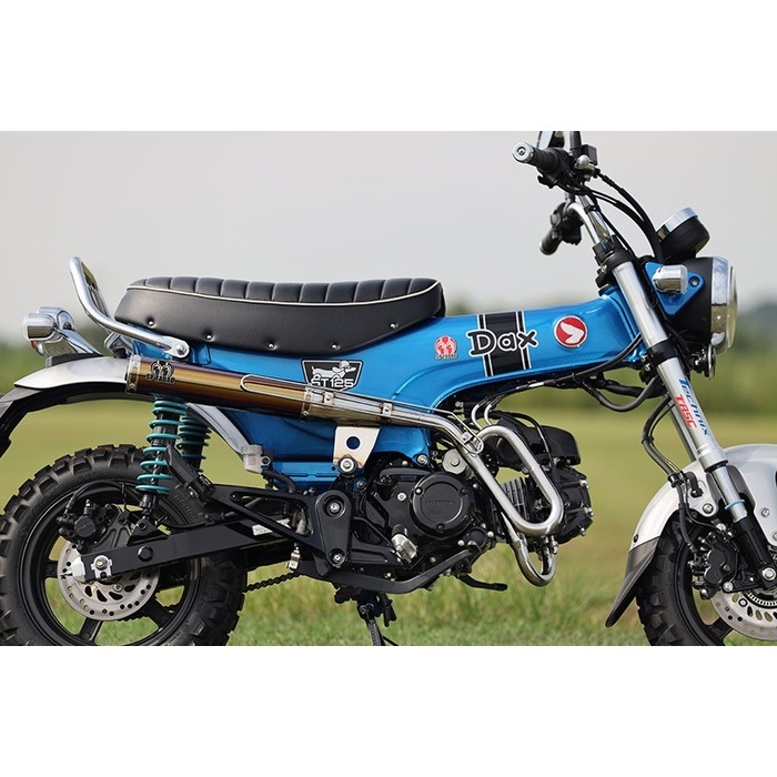 PURESPORT フルエキゾーストマフラー DAX125(ｽﾃﾝﾚｽ/ﾁﾀﾝﾌﾞﾙｰ)