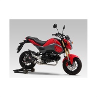 機械曲R-77S サイクロンカーボンエンド TYPE-Down EXPORT SPEC 政府認証 フルエキゾーストマフラー GROM 13-17