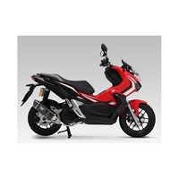 【カラーにより在庫限り】機械曲 R-77S サイクロン カーボンエンド EXPORT SPEC 政府認証 フルエキゾーストマフラー ADV150 19-20