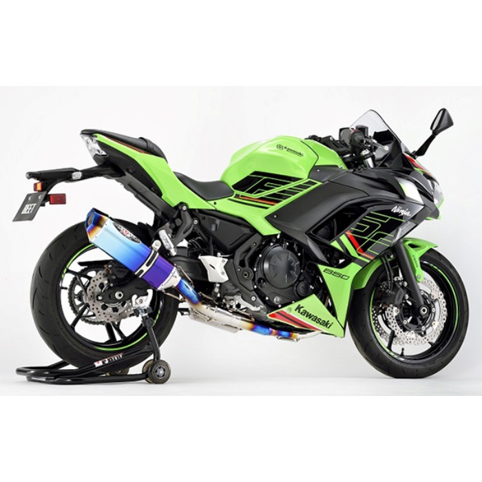 N-EvoⅡフルエキゾーストマフラー Ninja650 22-23(TI/BL)