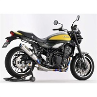 New NASSERT-R STD 政府認証適合 フルエキゾーストマフラー Z900RS 26- メタルブラック