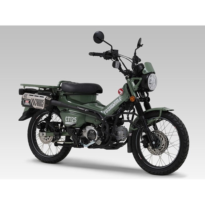 やのっち チタンブルー (8BJ-JA65)PURESPORT ハンターカブ 2023〜CT125 / HONDA マフラー) (CT-125 パーツ