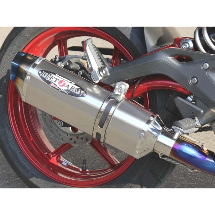 NASSERT-EvoⅡフルエキゾーストマフラー Ninja400 14-17｜フル