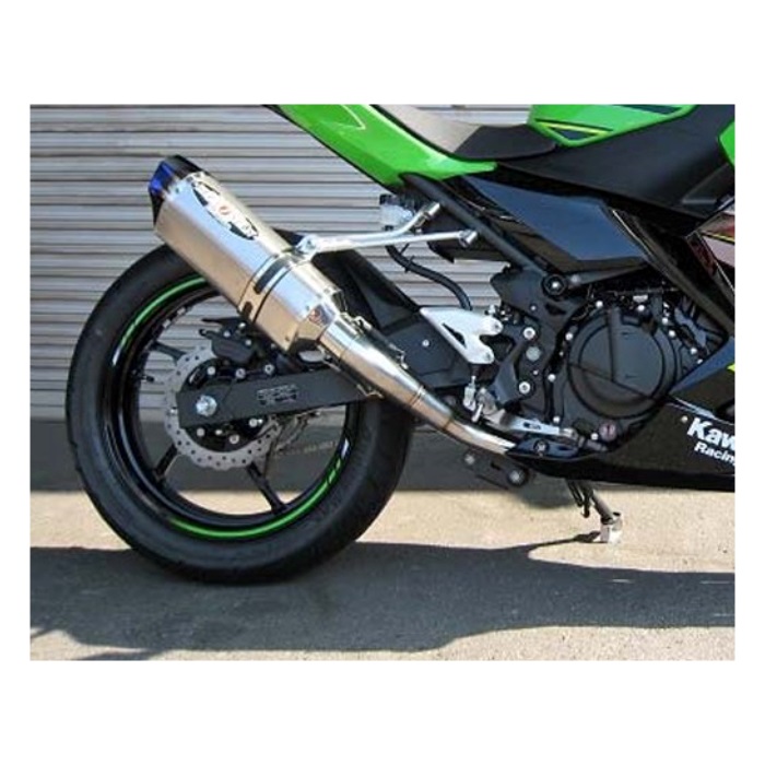 R-EvoⅡフルエキゾーストマフラー(JP250) Sus/ Ninja250 18-｜フル
