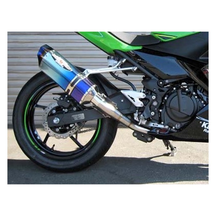 R-EvoⅡフルエキゾーストマフラー(JP250) Sus/ Ninja250 18-｜フル