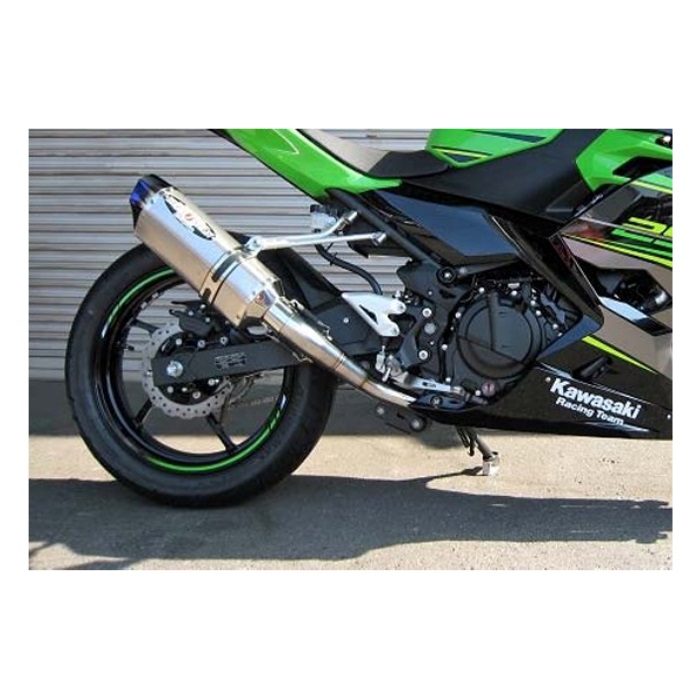 N-R EvoⅡフルエキゾーストマフラー Ninja250/400 18-｜フル