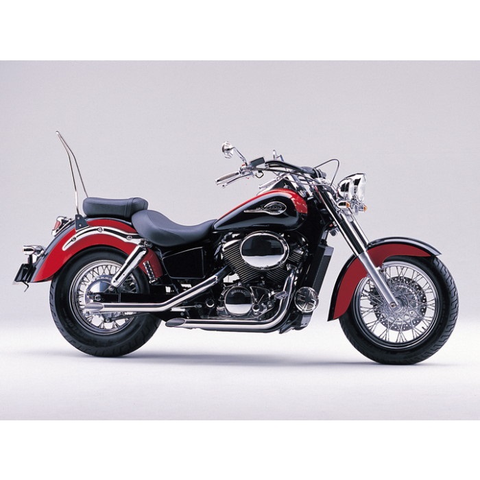 シャドウ400 スラッシュカットTYPE1 スラッシュカット タイプ I シャドウ400 97-08｜フルエキゾースト｜の