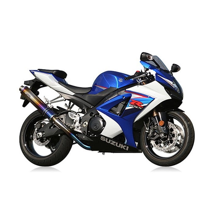 GPスペック シングル スリップオンマフラー オーバル GSX-R1000 07-08 