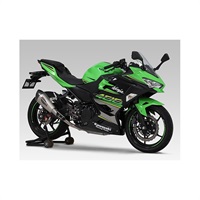 USヨシムラ ALPHA-Tサイクロン 政府認証 スリップオンマフラー Ninja250 18-20