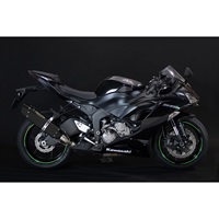 【在庫限り】政府認証スリップオンマフラー IKAZUCHI ブラックエディション【KAWASAKI ZX-6R 2019～】
