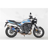 ワイバン フルチタン スリップオン マフラー チタンドラッグブルー CB1000F(25-)/SE(26-)