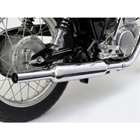 スリップオンキャブトンタイプマフラー SR400FI専用 クロームメッキ