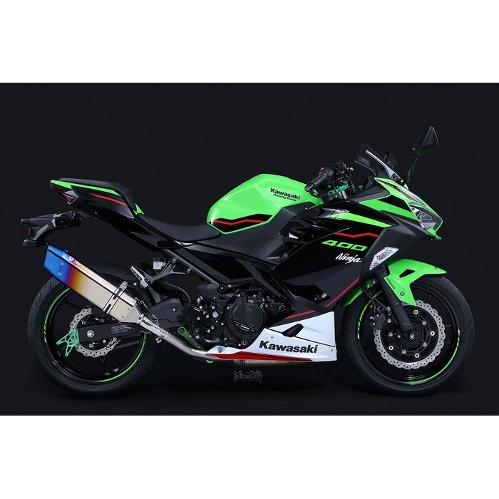 TRICK☆STAR Ninja250 [政府認証] スリップオンマフラー IKAZUCHI