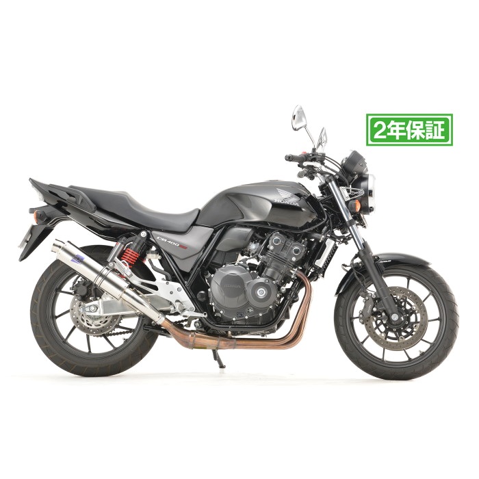 スリップオンマフラー チタン φ100-350 CB400SF/SB 08-(ALL)｜スリップ